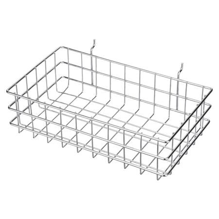 MARLIN STEEL WIRE PRODUCTS 923-12 STORAGE BASKET RECTANGULAR STEEL