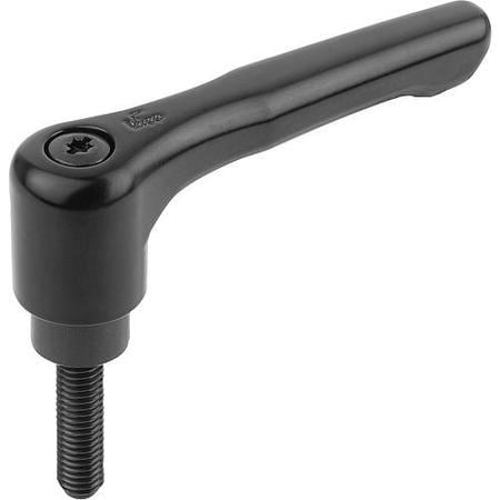 KIPP K0737.3A41X50 ADJUSTABLE HANDLE 3/8 -16 ZINC