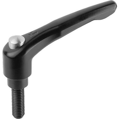 KIPP K0122.93101X55 ADJUSTABLE HANDLE M10 ZINC