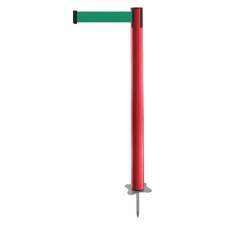 TENSABARRIER 884-21-STD-G6X-C SPIKE POST RED POST 43 H