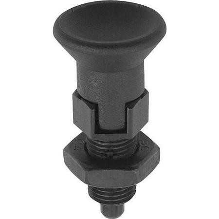 KIPP K0338.14516A8 SPRING PLUNGER 1 -8 STAINLESS STEEL