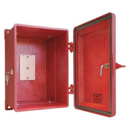 HUBBELL 255-003RDLD WEATHERPROOF PHONE ENCLOSURE RED 15 H