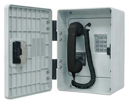 HUBBELL 256-001LD TELEPHONE ANALOG GRAY SURFACE MOUNT
