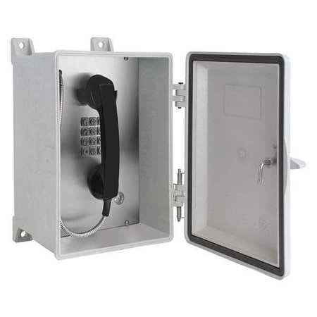 HUBBELL 354-001ACSK TELEPHONE ANALOG GRAY SURFACE MOUNT