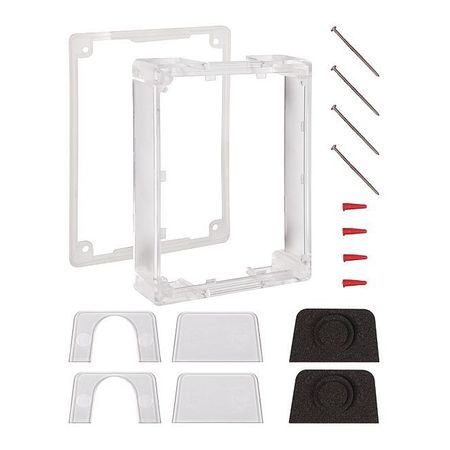 SAFETY TECHNOLOGY INTERNATIONAL STI-1331 PULL STATION GUARD SPACER POLYCARBONATE