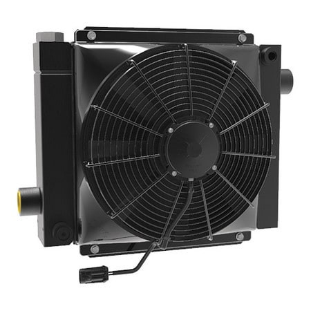 AKG D36-12-BP60 FORCED AIR OIL COOLER 12VDC 8 TO 80 GPM