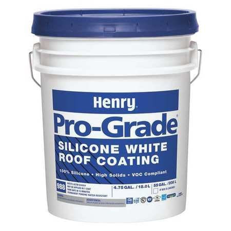 PRO-GRADE PG988WGR073 PROTECTIVE ROOF COATING 5 GAL SZ WHITE