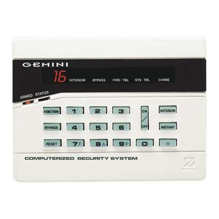 BUNN-O-MATIC CORP GEM-RP3DGTL INTRUSION SYSTEM KEYPADS 5-7/8 W LED