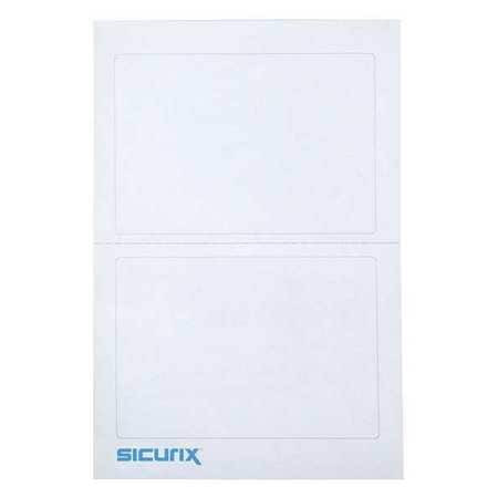SICURIX BAU 67641 ID ADHESIVE BADGE ADHESIVE PK600