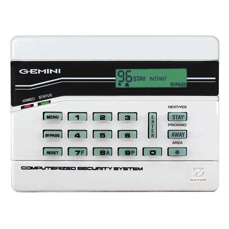 BUNN-O-MATIC CORP GEM-K4 INTRUSION SYSTEM KEYPADS 5-7/8 W LED