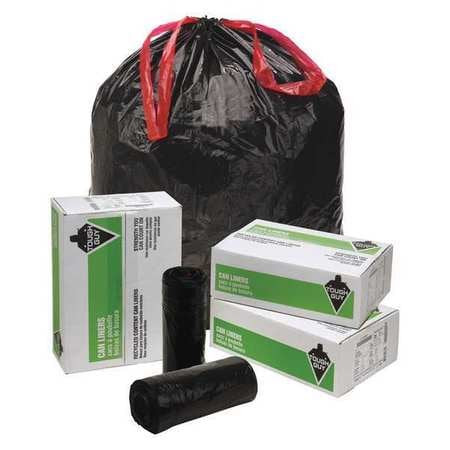 TOUGH 49YW61 RECYCLED TRASH BAG 30 GAL. PK70