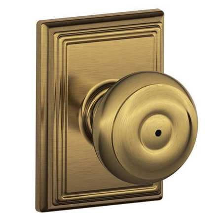 SCHLAGE F40 GEO 609 ADD KNOB LOCKSET MECHANICAL PRIVACY GRD. 2
