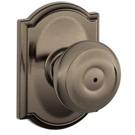 SCHLAGE F40 GEO 620 CAM KNOB LOCKSET MECHANICAL PRIVACY GRD. 2