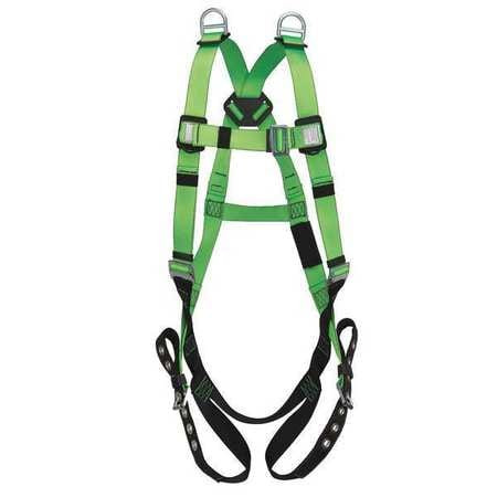 PEAKWORKS V8002230 FULL BODY HARNESS UNIVERSAL 310 LB. GRN