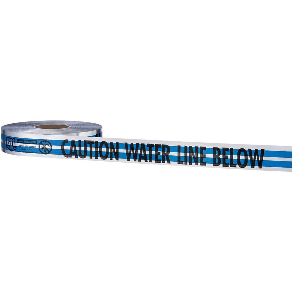 EMPIRE LEVEL 31-022 3"X1000' BLUE MAGNATEC TAPE W/CAUTION W