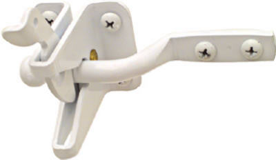 NATIONAL MANUFACTURING SALES CO. N262-105 WHITE AUTOMATIC GATE LATCH