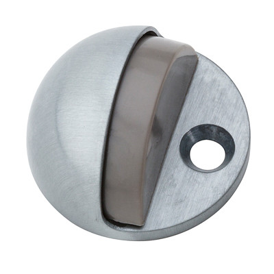NATIONAL MANUFACTURING SALES CO. N327-614 DOOR STOP, ADJUSTABLE, SATIN CHROME,