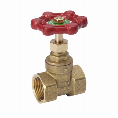 B&K 100-406NL THREADED GATE VALVE, LEAD-FREE BRASS, 1-