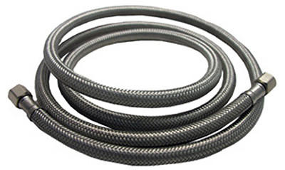 LARSEN SUPPLY CO., INC. 10-0950 ICE MAKER CONNECTOR, STAINLESS STEEL, 1/
