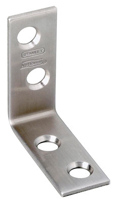 NATIONAL MANUFACTURING SALES CO. N348-300 CORNER BRACE, STAINLESS STEEL, 1.5 X 1/2