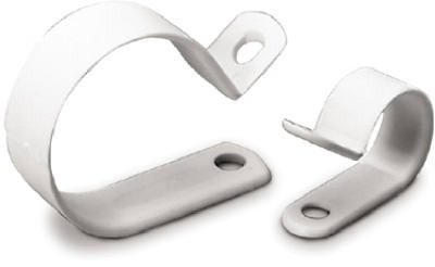 ECM INDUSTRIES LLC PPC-1538 CABLE CLAMPS, WHITE PLASTIC, 3/8-IN. I.D