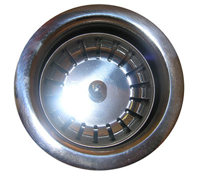 LARSEN SUPPLY CO., INC. 03-1151 KITCHEN BASKET SINK STRAINER, STAINLESS 