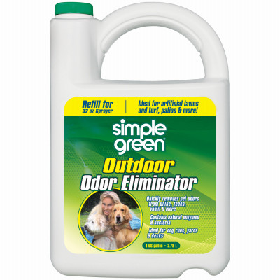 SIMPLE GREEN 2010000415338 OUTDOOR PET ODOR ELIMINATOR, 1-GAL.