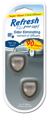 AMERICAN COVERS 09135Z CAR AIR FRESHENER MINI OIL DIFFUSER, NEW