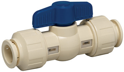 HOMEWERKS WORLDWIDE LLC 126-8-12-12B CPVC BALL VALVE, PUSH FIT, 1/2-IN.