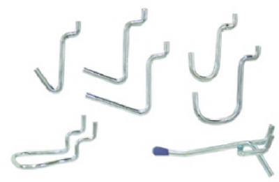 CRAWFORD PRODUCTS 1832A PEGBOARD HOOK ASSORTMENT, 1/8-IN., 32-PI