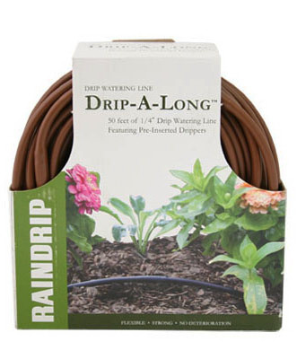 RAIN DRIP R283DT SOAKER HOSE, BROWN POLY, 1/4-IN. X 50-FT