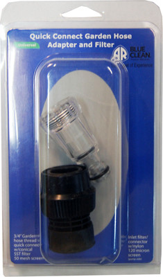 A R NORTH AMERICA INC PW909103K-R GARDEN HOSE QUICK CONNECT ADAPTER & FILT
