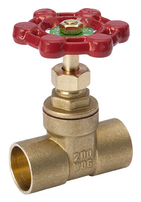 B&K 170-4-12-12 GATE VALVE, BRASS, 0.5-IN.