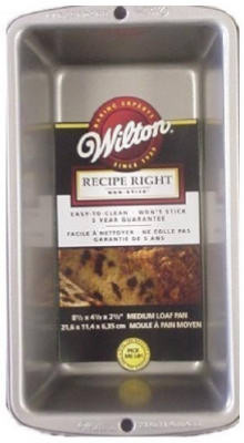 WILTON 2105-950 RECIPE RIGHT NON-STICK MEDIUM LOAF PAN