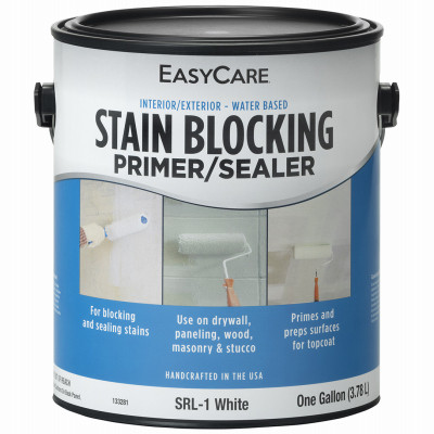 TRUE VALUE MFG COMPANY SRL1-GL STAIN-BLOCKING PRIMER/SEALER, WHITE, GAL