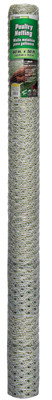 MAT - MIDWEST AIR TECHNOLOGY 308444B GALVANIZED POULTRY NETTING, 1-IN. MESH, 