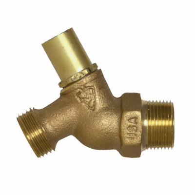 ARROWHEAD BRASS 251LKLF NO-KINK LOOSE KEY HOSE BIBB, LEAD-FREE, 