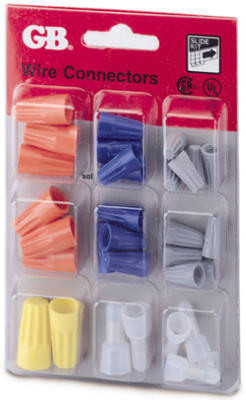 ECM INDUSTRIES LLC TK-32 WIRE CONNECTOR ASSORTMENT, SCREW-ON, 32-