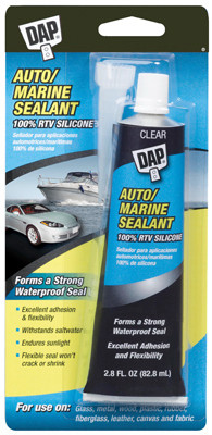 DAP PRODUCTS INC 00756 AUTO & MARINE SEALANT, SILICONE RUBBER, 