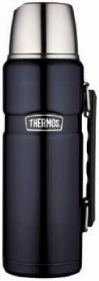 THERMOS SK2010MBTRI4 SS BEVERAGE BOTTLE,40 OZ.,MIDNIGHT BLUE