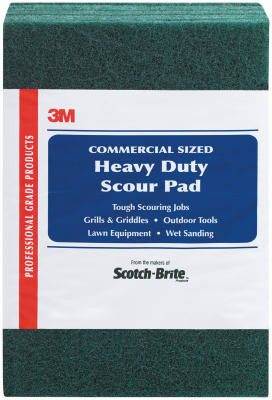 3M 226-5 HEAVY-DUTY COMMERCIAL SCOURING PAD. 5-PK