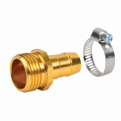 MELNOR 2358M-MJ MALE END 5/8 IN. HOSE COUPLING, METAL