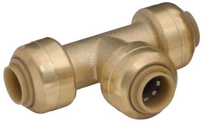 SHARKBITE U358LFA 1/4 X 1/4 X 1/4-IN. PIPE TEE, LEAD-FREE