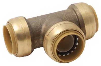 SHARKBITE U374LFA 1 X 1 X 1-IN.  PIPE TEE, LEAD-FREE