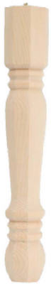 WADDELL MANUFACTURING 2428 TRADITIONAL PINE TABLE LEG, 28-IN.