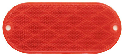 URIAH PRODUCTS UL480001 TRAILER REFLECTOR, SELF ADHESIVE, RED OV