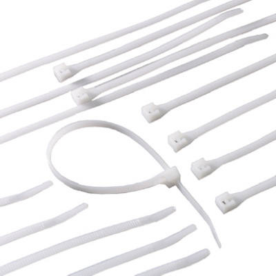 ECM INDUSTRIES LLC 45-308 CABLE TIE, WHITE, NYLON, 8-IN., 20-PK.