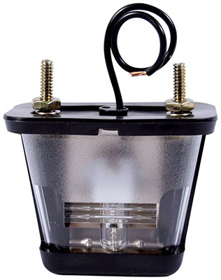 URIAH PRODUCTS UL436000 LICENSE PLATE LIGHT, INCANDESCENT, 1-7/8