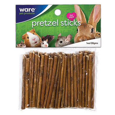 WARE MANUFACTURING INC 03152 PRETZEL STICKS, CHEW TREAT, FOR RABBITS 