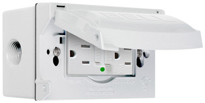 RACO 5874-6S GROUND FAULT CIRCUIT INTERRUPTER OUTLET 
